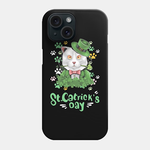 Saint Patrick's Catrick's Day Phone Case by Teewyld