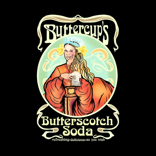 Buttercup's Butterscotch Soda by MonicaLaraArt