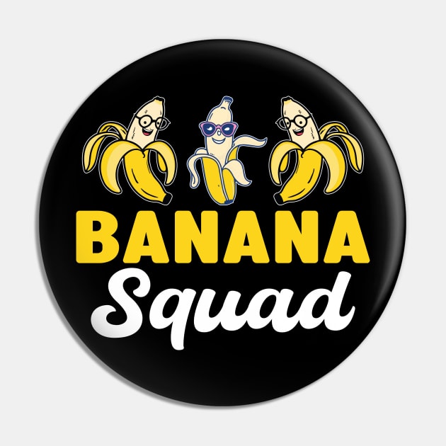 Fruit Banana Squad Funny Bananas Halloween Costume Pin by MetalHoneyDesigns