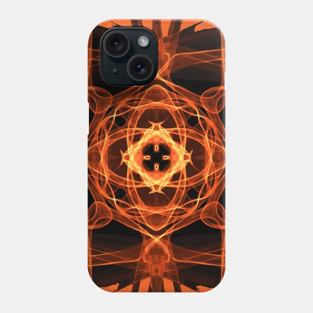 The fiery sphere Phone Case by Evgeniya