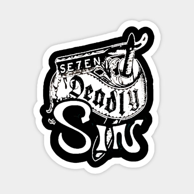 7 Deadly Sins Magnet by BIG DAWG APPAREL