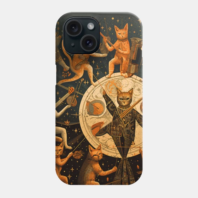 Cats of Harmony lll Phone Case by Looki