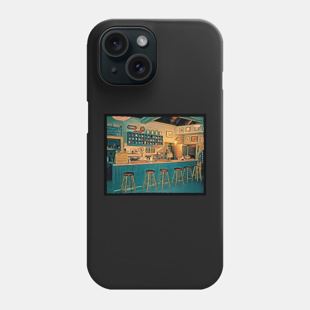 The Diner IV Phone Case by Fenay-Designs