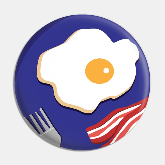 Fried Eggs and Bacon Breakfast Made with Love Pin by Studiowup
