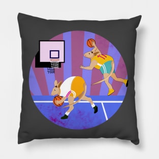 Basketball Kangaroos Pillow