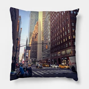 Manhattan, New York City Pillow