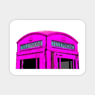 Pink Phone Box Magnet