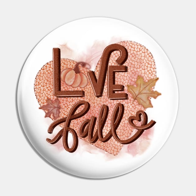 Love fall Pin by PrintAmor