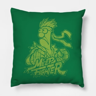 Beaker Meep Green Pillow