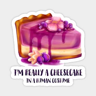 Blueberry cheescake Magnet