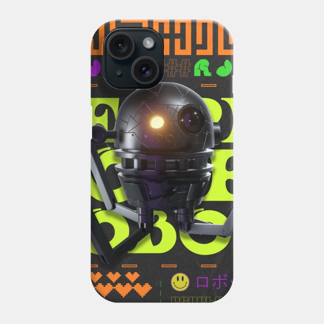 People Love Robots (Poster Design) Phone Case by MeditativeLook