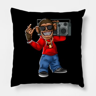 Monkey Rap Pillow