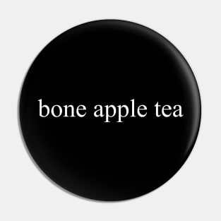 bone apple tea, white Pin