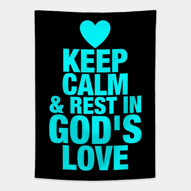 KEEP CALM Tapestry by Plushism