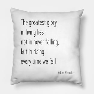 Nelson Mandela Quote Pillow