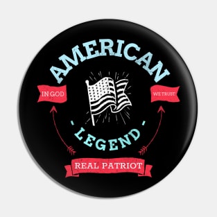 American Legend - Real Patriot Pin