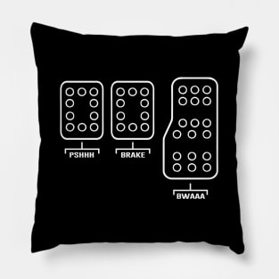 Saveual Pedal Shift Diagram Car Racing Pillow