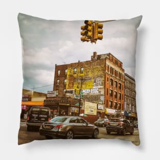 Melrose, Bronx, NYC Pillow