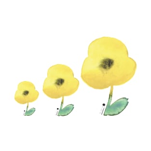 yellow poppies dance T-Shirt