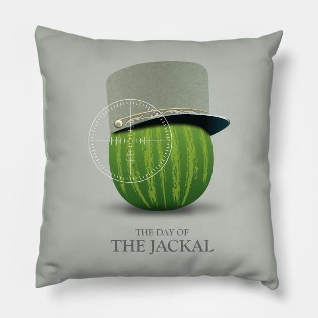 The Day of the Jackal - Alternative Movie Poster Pillow by MoviePosterBoy