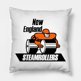 New England Steamrollers Funny Defunct Sports Team Tribute Pillow