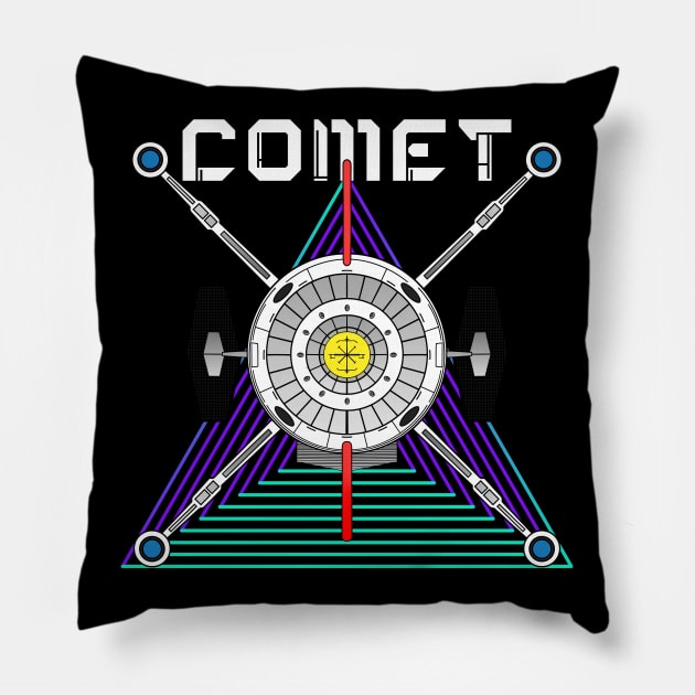 Spaceship Comet Pillow by Breakpoint