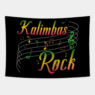 Musical Gift Kalimba Thump Piano  African Music Instrument Tapestry