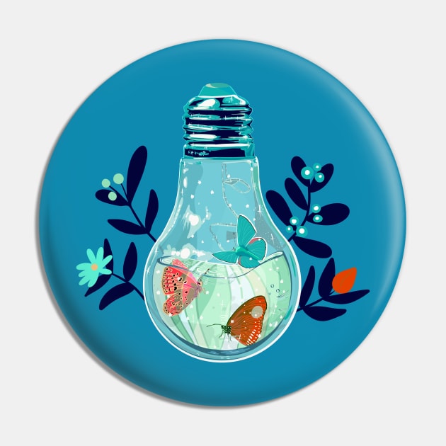 Butterflies in a bulb light Pin by Mimie20