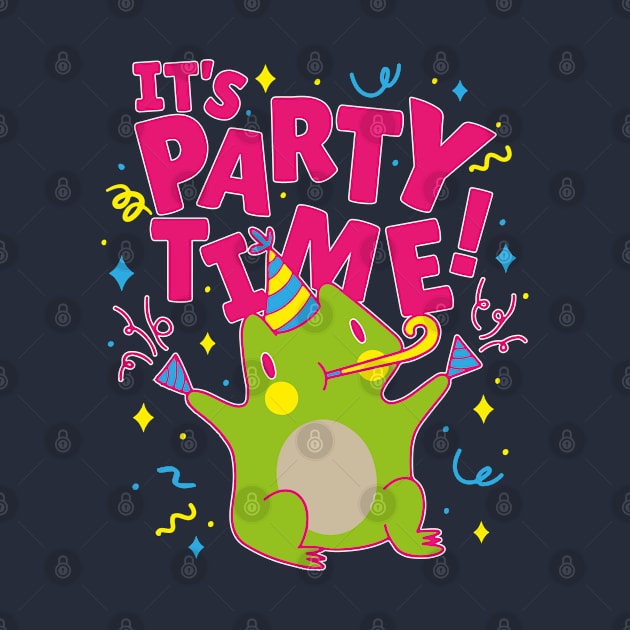 Party time frog by Catfactory