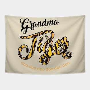 Grandma Tiger - Doo Doo Doo Tapestry