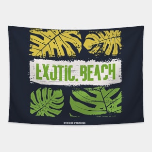 Exotic beach Tapestry