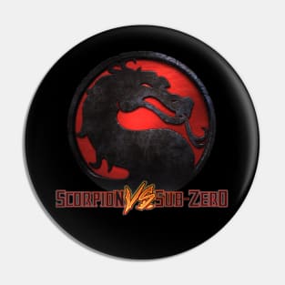 Scorpion vs Sub Zero team Mortal Kombat Pro Kompetition Pin