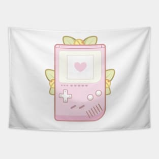 Cute Cozy Pink GameBoy Retro Handheld Console Tapestry