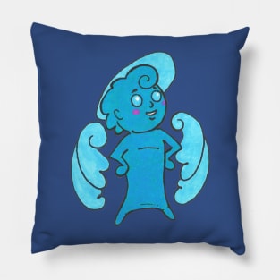 Blue Angel Pillow