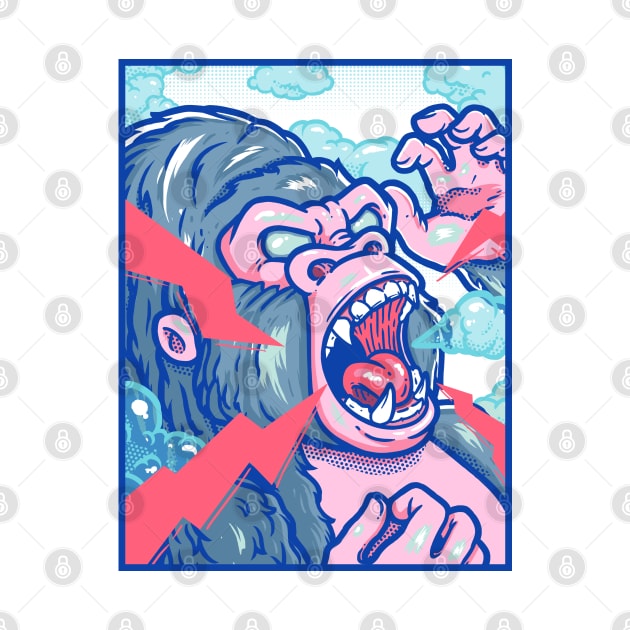 Angry Gorilla by wehkid