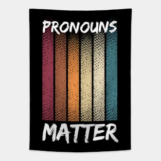 Pronouns Matter, Glittering Rainbow Tapestry