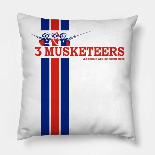 3 Musketeers Pillow by DCMiller01