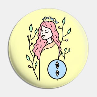 The witch of nature Pin