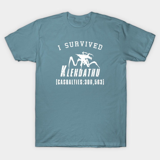 Discover I Survived Klendathu - white - Movies - T-Shirt