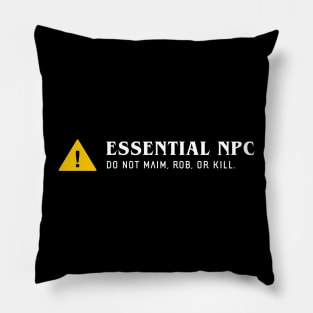 Essential NPC Funny RPG Pillow