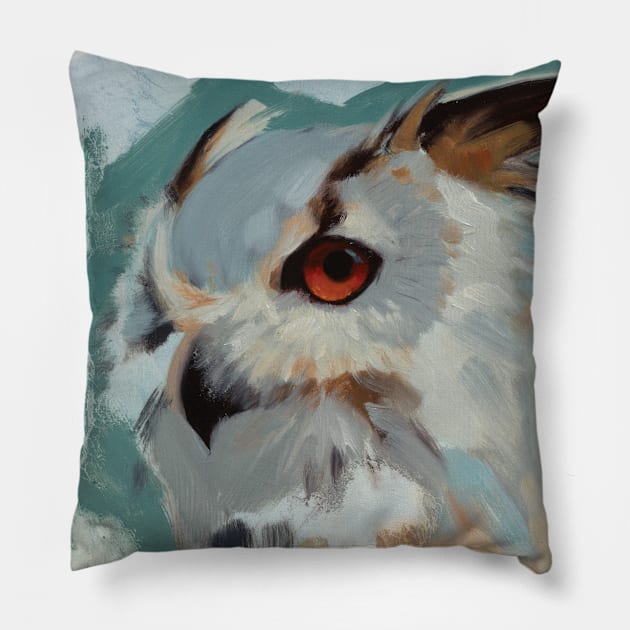 Hooter Pillow by morse_illustration