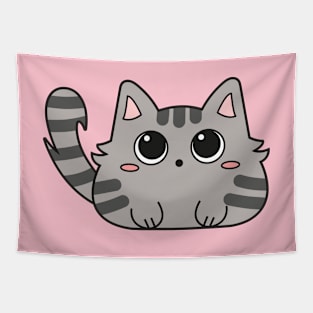 Cute grey tabby kitten Tapestry