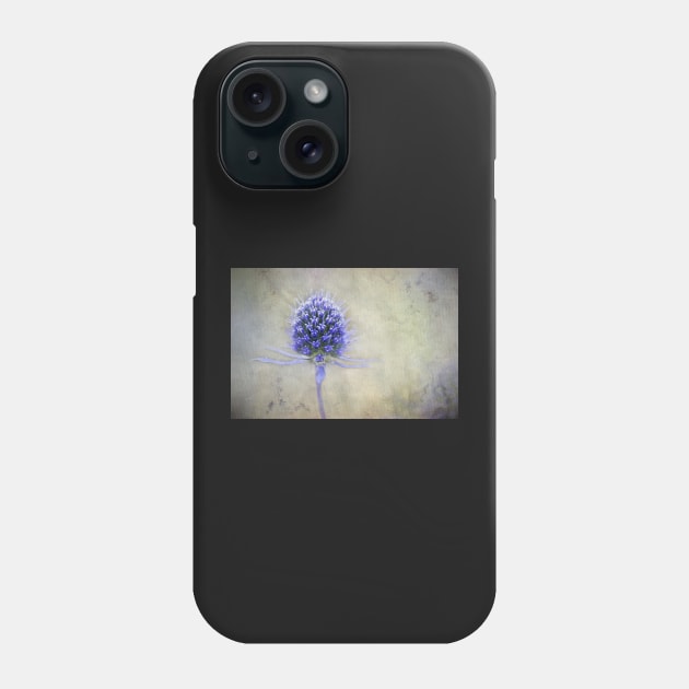 Blue Thistle, photo art Phone Case by marina63