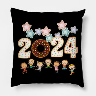 2024. Welcome 2024.Happy New Year 2024. 2024 Donot Pillow