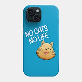 No cats, no life Phone Case