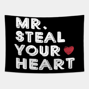 Mr. Steal Your Heart Valentine's Day Tapestry