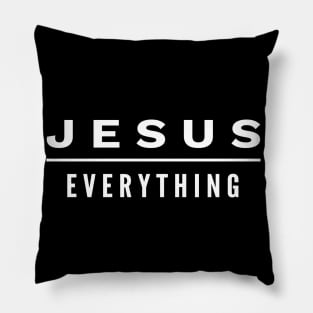 Jesus Over Everything Pillow