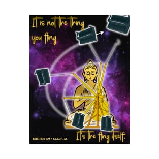 The Fling Itself Piano Trebuchet Poster T-Shirt