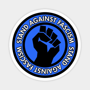 Stand Against Fascism - Vote Blue Magnet