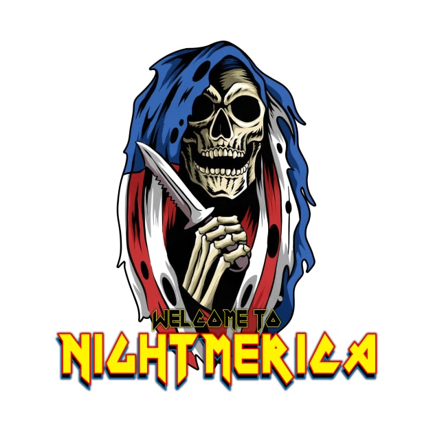 NIGHTMERICA METAL by Mey X Prints